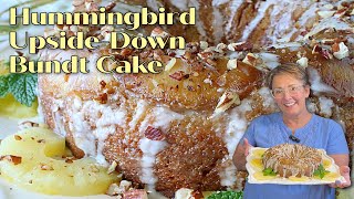 YIKES I made a BIG MISTAKE making Bettys HUMMINGBIRD UPSIDE DOWN BUNDT CAKE [upl. by Deer]