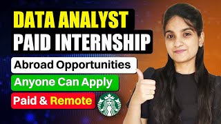 7 Data Analyst Paid Internship for Freshers  Remote amp Paid Internships  Top VarSity [upl. by Stegman538]