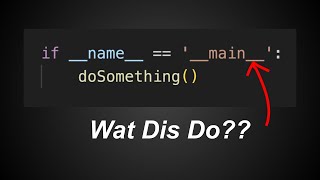 Why We Use if name  main in Python [upl. by Ancell648]