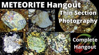 Meteorites Under a Microscope Thin Section Photography Examining Chondrules Chondrites Carbonaceous [upl. by Voleta89]