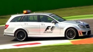 The Best Sounding Emergency Vehicle The Mercedes C63 AMG F1 Medical Car [upl. by Annaierb]