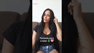 foryou cabelo saudeebelezadoscabelos hairtutorial penteados natal festas festasdefimdeano [upl. by Medwin]