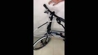 foldiesg How to fold a Hito X6 foldable bicycle bike foldiesg sgfoldie singapore sgbikes [upl. by Mendelsohn]