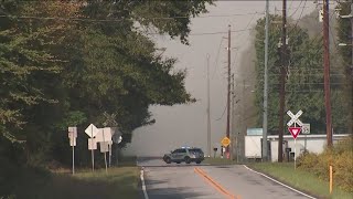 Evacuations underway after fire at BioLab in Rockdale County [upl. by Pacheco]