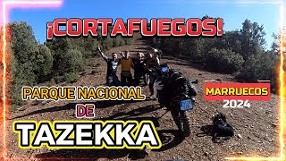 RUTA MOTO OFFROAD OVERLAND  PARQUE NACIONAL DE TAZEKKA  MARRUECOS [upl. by Ettennaj]