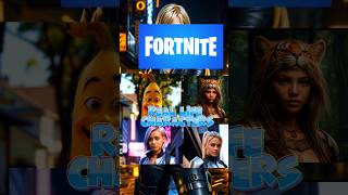 Fortnite Real Life Characters fortnite shorts gaming anime [upl. by Melvyn]