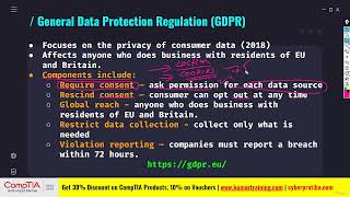 4 GDPR and other laws [upl. by Timmons]