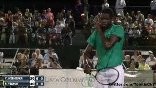 Yoshihito Nishioka vs Francis Tiafoe Highlights WINNETKA FINAL 2016 [upl. by Gilles136]