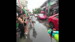 Bangkok Songkran 2024 Soi 4 BEST PARTY IN THE WORLD travel songkran bangkok shorts [upl. by Akinad]