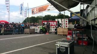 DBM 2015 Stockach  Kingwelle Rotax gegen Kawasaki Probelauf [upl. by Thorlay]