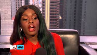 Azealia Banks Remembers Hitting Up Diplo On MySpace for MTV [upl. by Airdnaid578]