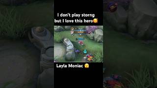 Layla My Love My baby  mobilelegends shortvideo [upl. by Ahsimot]