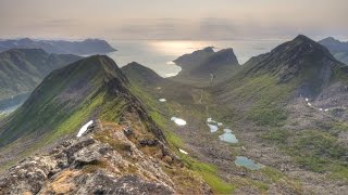 Fjellvandring Medby  Sifjorden  Torsken  Senja  20150714 [upl. by Yneffit]