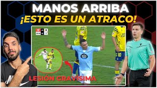 💥CARVAJAL SE DESTROZA la RODILLA y BENEFICIAN al MADRID ¡EXPULSIÓN de ASPAS e ILAIX del CELTA [upl. by Esenaj]