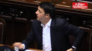 Lega contro Renzi quotSpalla della De Filippiquot Boldrini interviene e scoppia la bagarre [upl. by Marcellina]