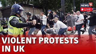 Violent Protest In UK Live  UK Protest In City Of Sunderland  UK Chaos Live  UK News Live  N18G [upl. by Nauqyaj]