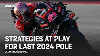 GAME ON in the 5 last minutes of MotoGP™ Q2 👀  2024 SolidarityGP [upl. by Penelope156]