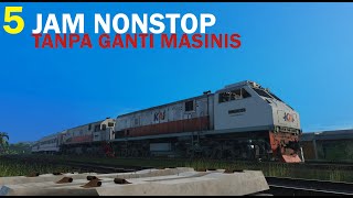 5 Jam Dinas Penataran  BLITAR  SURABAYA KOTA  TRAINZ SIMULATOR INDONESIA [upl. by Paderna]