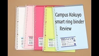 Campus Kokyuo Smart Ring Binders Review  Studyoz [upl. by Ecnesse]