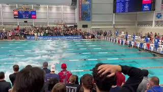 Benjamin Scholl goes 1995 in 50 Free  50 Free A Final  2022 UIL 6A State [upl. by Cristiano]