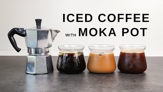 Easy ICED COFFEE Recipes to Make With MOKA POT [upl. by Shawn]