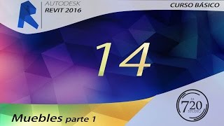 Revit 2016  Muebles parte 1 Tutorial Básico 14  En Español [upl. by Suiramad]