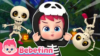 ☠️ Chumbala Cachumbala Bebefinn Skeleton DanceㅣEP142ㅣHalloween Songs for Kids [upl. by Enimrej]