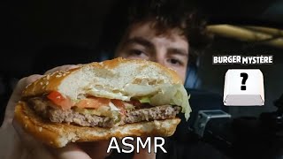 ASMR  Burgers Mystères  MukBang Burger King 👑🍔 [upl. by Turley]