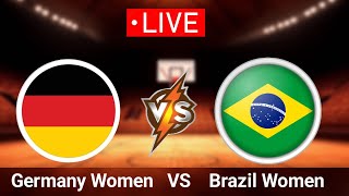 🔴Germany Women VS Brazil Women Match Live Score  Olympic Womens Basketball Qualifying Match Live [upl. by Elleiram464]