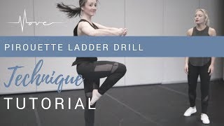 TECHNIQUE Pirouette Ladder Drill [upl. by Hicks]