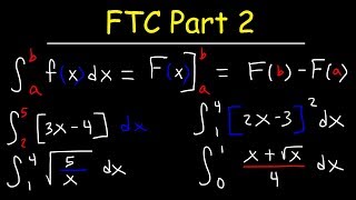 Fundamental Theorem of Calculus Part 2 [upl. by Nnel]