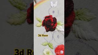 3d rose stitch 3drose 3dembroidery ytshorts ytshortsvideo shorts shortsvideo ytshort short [upl. by Bodi]