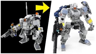 Upgrading My 1st LEGO Mech [upl. by Stephana]