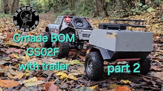 Gmade BOM GS02F with trailer autumn trip part 2 [upl. by Irving]