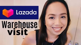 LAZADA WAREHOUSE visit in CABUYAO LAGUNA [upl. by Rebe447]