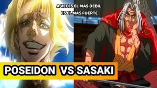 POSEIDON VS SASAKI KOJIRO  PELEA COMPLETA LATINO HD [upl. by Tertia]