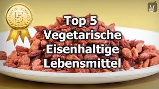 Vegetarische Lebensmittel Die Top 5 für Eisen [upl. by Einafpets8]