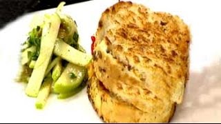 Pasta sandwich and green apple salad [upl. by Sheryle504]