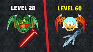 Evowarsio  Levels 6161 All Evolutions New Update 380k [upl. by Yenalem]