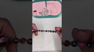 DIY Anklet Tutorial  How to Make Anklet at Home  Rainbow Hematite Calsilica Stone  DIY Jewelry [upl. by Gorges]