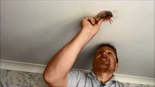 How to Install and understand a Lighting Ceiling Rose [upl. by Niwrehs967]