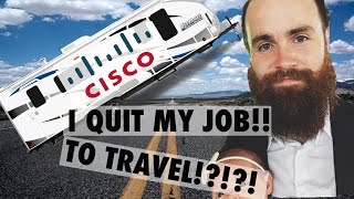 I QUIT MY JOB TO TRAVEL  CCNA CCNP Success Story [upl. by Chong]