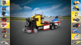 Vehicles Modular  LEGO Creator  Product Animation [upl. by Attelliw]