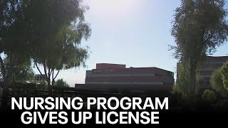 Aspen Univ in Phoenix surrenders nursing program license fails to meet NCLEX firsttime pass rate [upl. by Otreblada99]