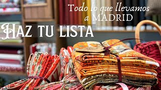 ðŸ“¢ Feria de Patchwork en Madrid 2024 â€“ Â¡Prepara tu Lista de Compras ðŸ“¢ [upl. by Nave291]