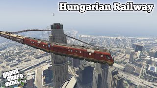 Running a Hungarian Rail on Road and Highway  Grand Theft Auto 5 [upl. by Eilrebma960]