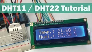 DHT11 amp DHT22 Sensors Temperature and Humidity Tutorial using Arduino [upl. by Furey33]