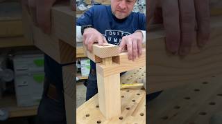 Combo joint  half lap wedged mortise and tenon woodworking joinery tools [upl. by Alema300]