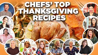 Food Network Chefs Top Thanksgiving Recipe Videos [upl. by Suoivatnod]