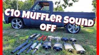 C10 Muffler Sound Off Flowmaster Thrush Magnaflow Knock Offs and Customs [upl. by Peder]